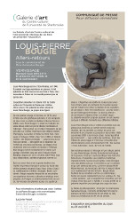 Vernissage – Louis-Pierre Bougie – Allers-retours – 3 juin 2015